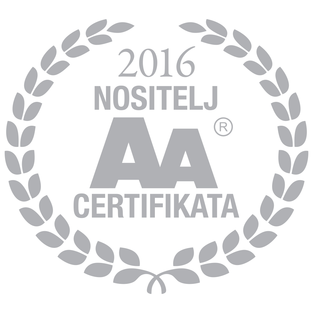 AA certifikat 2016